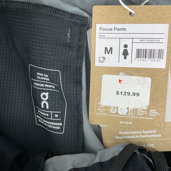 On Women's Focus Pants NWT - Picture 10 of 12